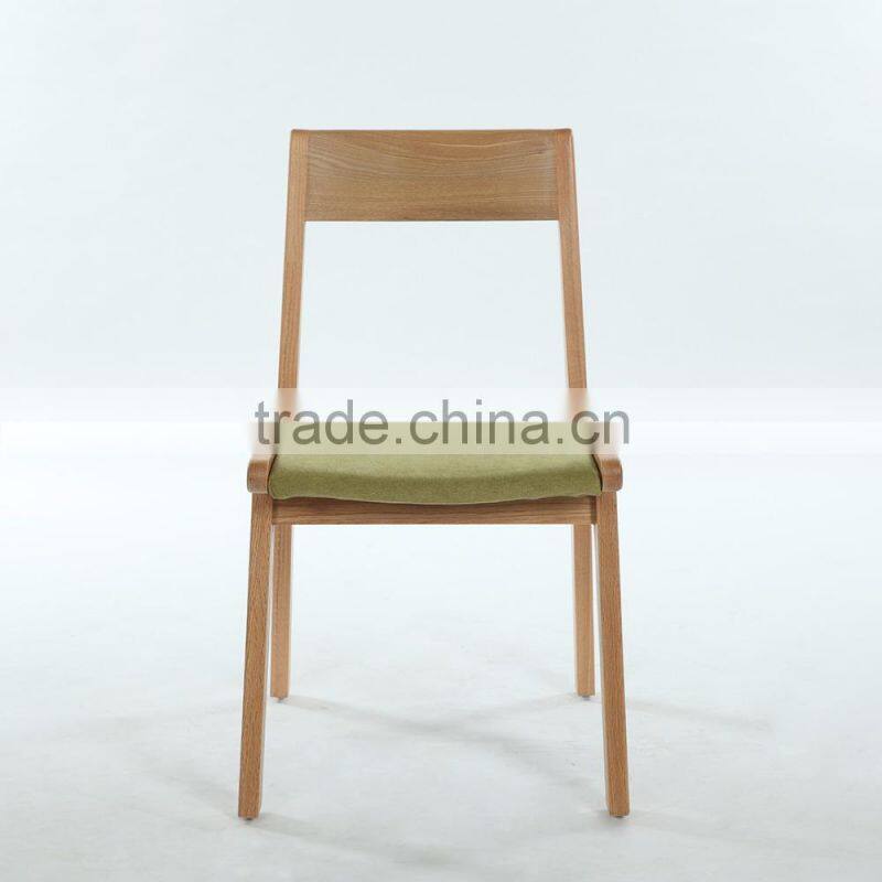 Upholstered Ash fancy living room wooden Chair