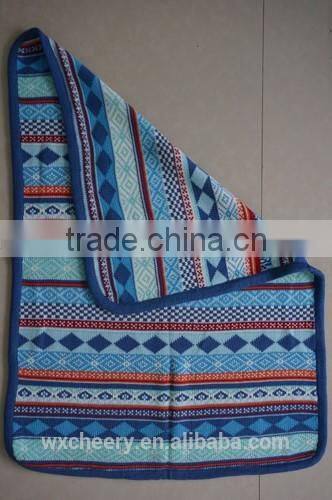 super soft bamboo /cotton Knitted baby wool throw blanket