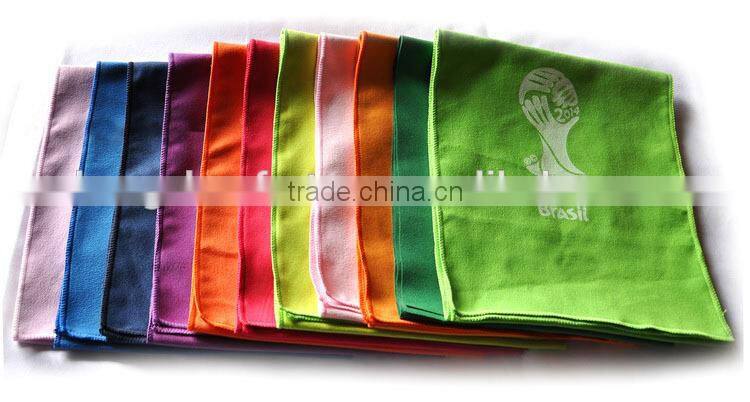 ultra soft and think microfiber towel logo