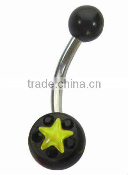 Factory new design body jewelry pink