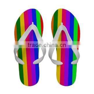 Rainbow Gay Pride Pony Cartoon Beach Slippers Summer Flip Flop