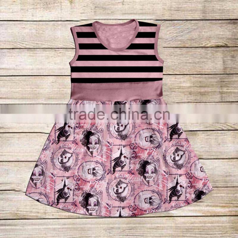New Design Floral Patterns Pleated Baby Girl Party Dress Girls Dress Names With Pictures