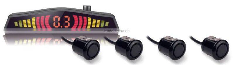 Car 12V ABS LED Reversing Radar sensor parking sensor with bibi sound or human voice