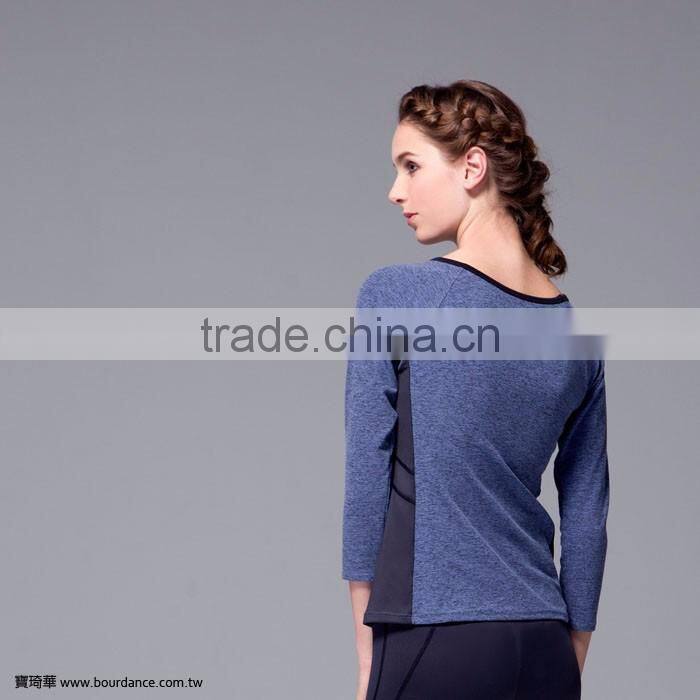 Melange women wear yoga tops