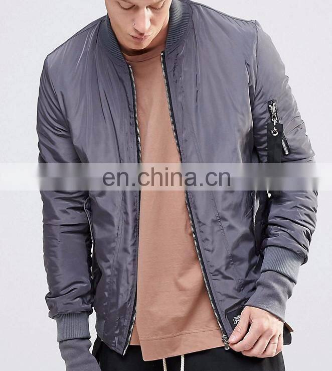 zip up biker stylish vintage classic bomber jacket