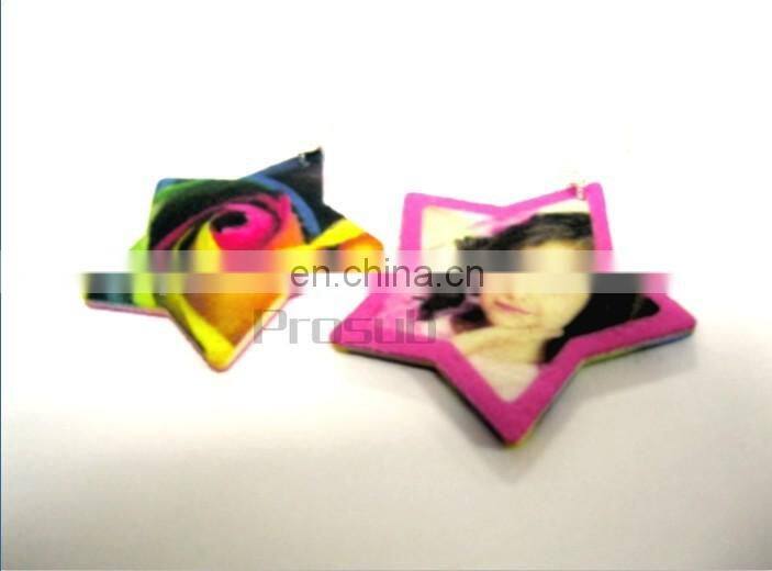 DIY sublimation heat transfer French fiber earrings