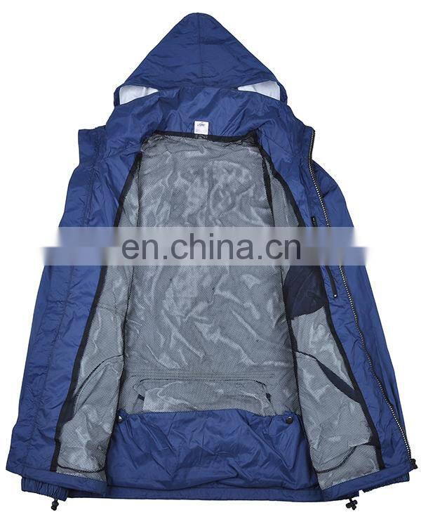 2017 windproof and waterproof jacket 100% polyester +viscose