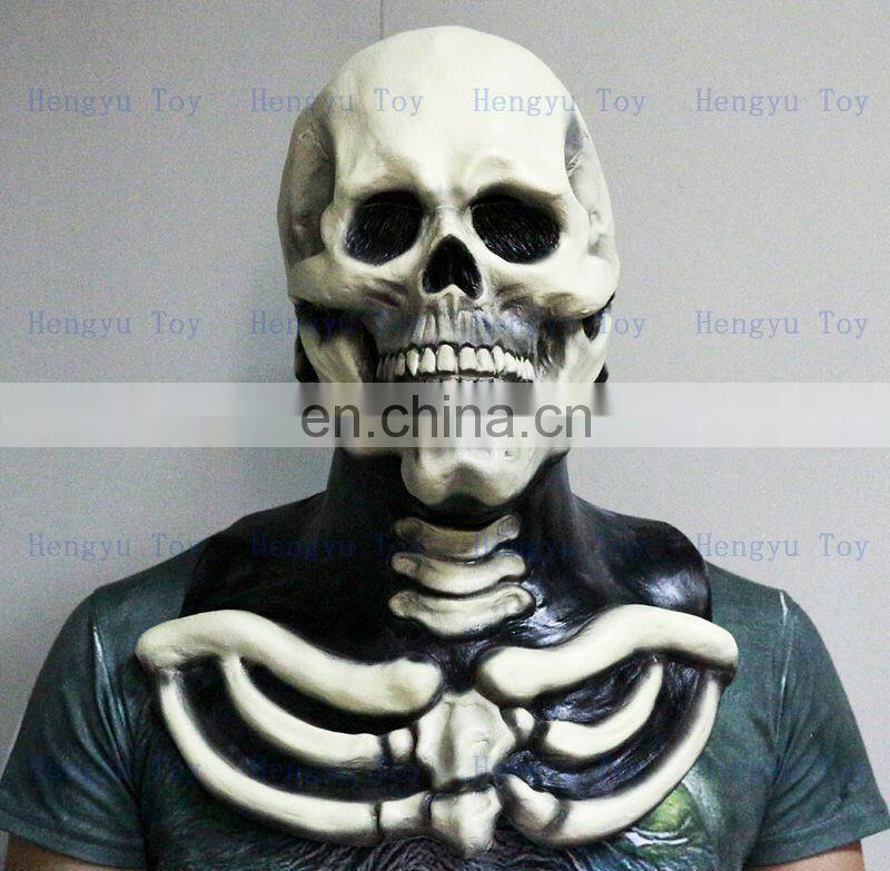 Top New 2015 High quality Crossdressing Costume Rubber/ Latex skull mask