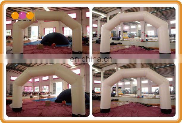 commercial best quality inflatable white arch for sale