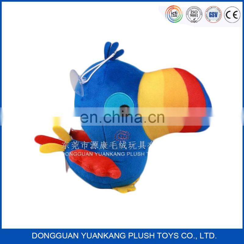 Cartoon cute love birds stuffed plush bird parrot toys