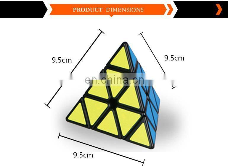 hot sale 2017 development brain activity toy cube iq pyramid puzzle for children