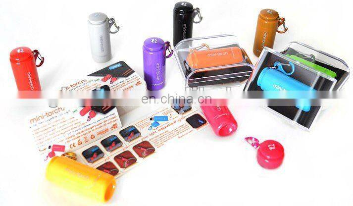 Hot sale customized LED mini torch LOGO printing flashing torches waterproof torch light