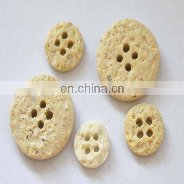 Garment fashion resin clothing button