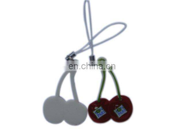 tyre silicone keychains with metal clip