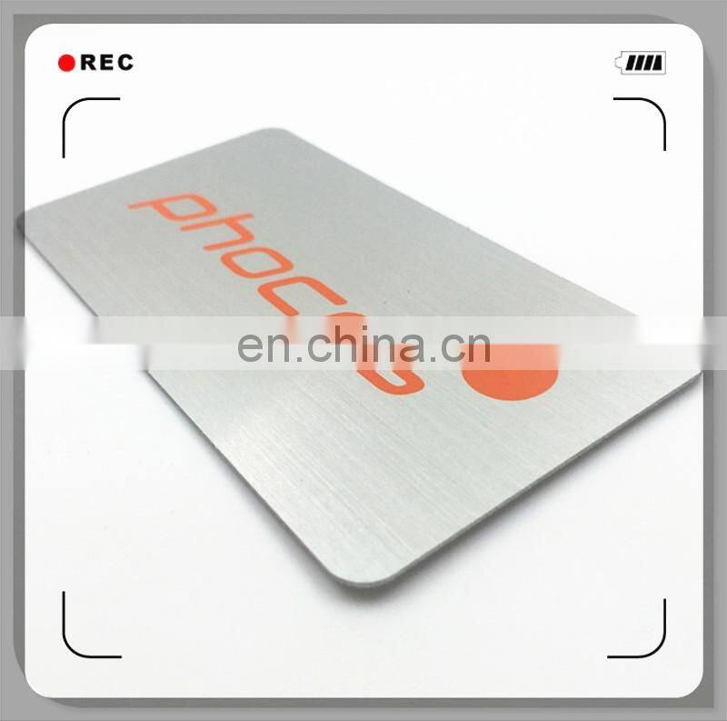 Fashion engraved logo metal label manufacturer
