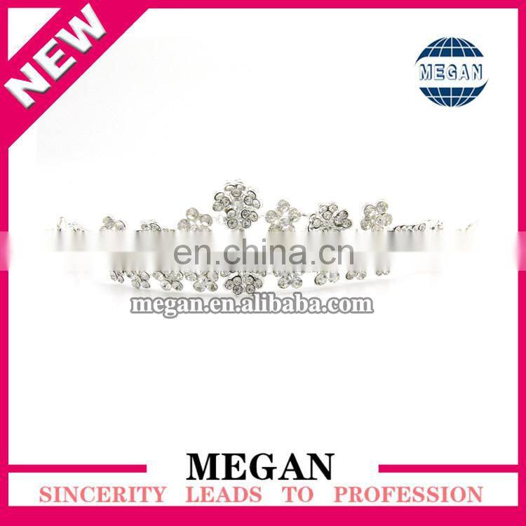 Factory Wholesale Pearl Crystal wedding bridal bulk princess Rhinestone tiaras