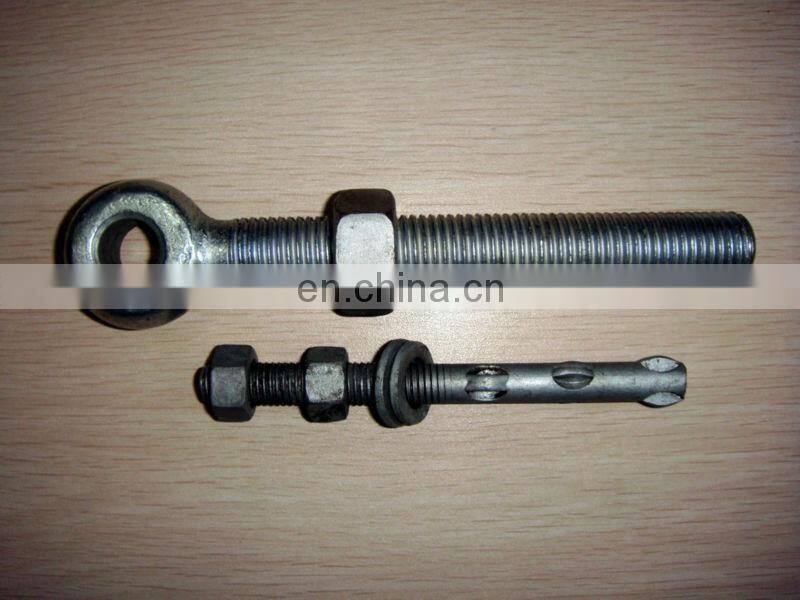 Carbon steel forged pig tail hook bolt