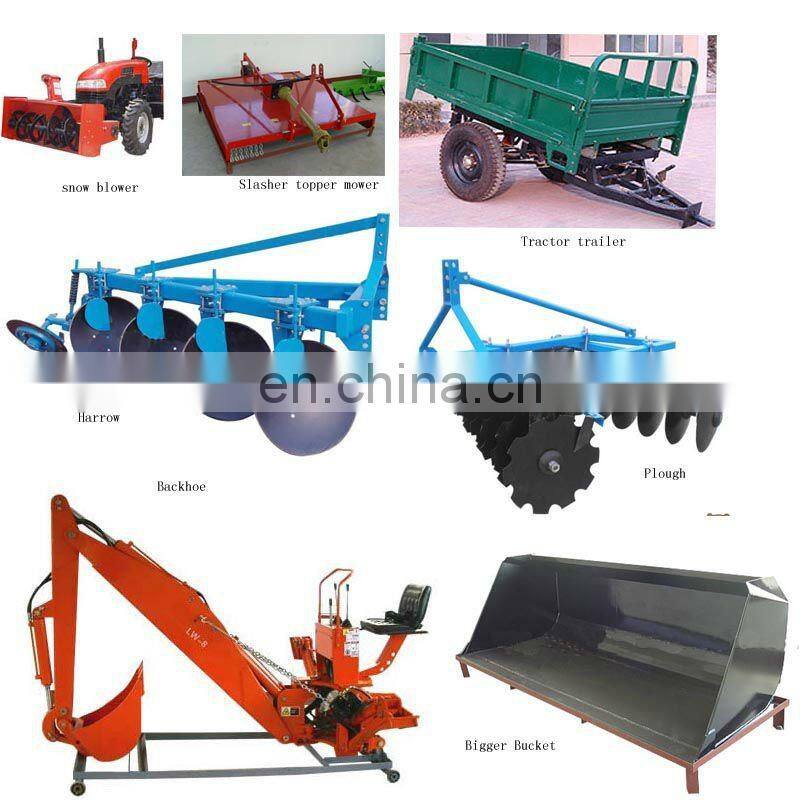 404 tractor with hole digger