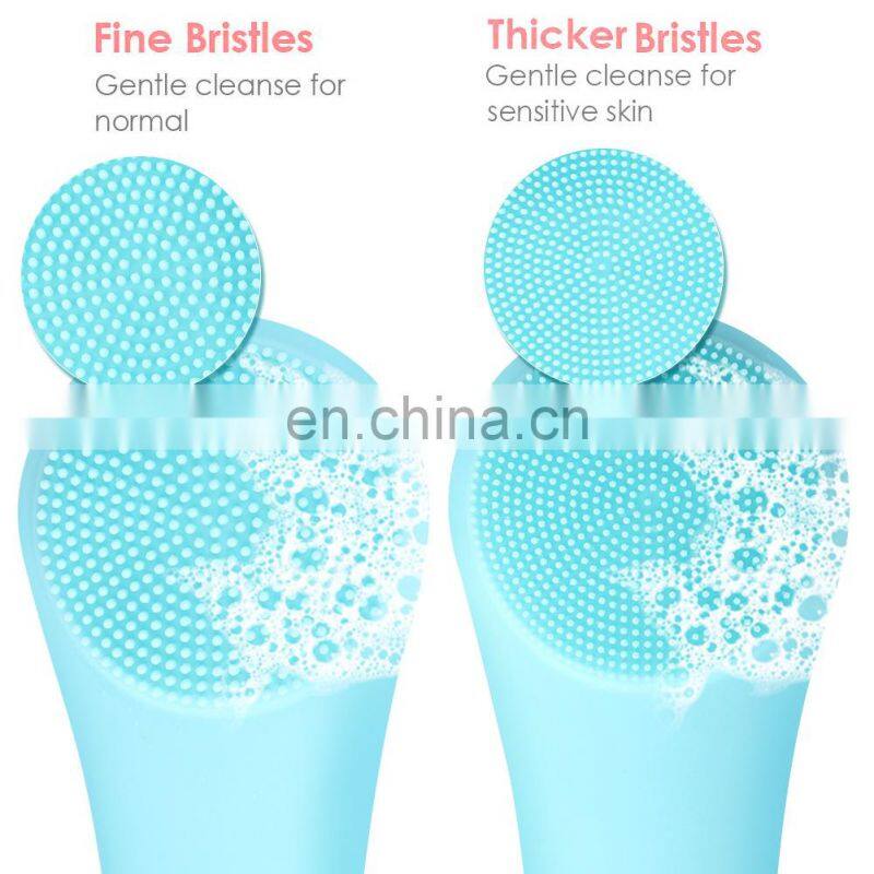 LEVETT Misia Silicone Facial Cleansing Brush IPX7 Waterproof Magnetic Rechargeable Massager with 10 Skincare Modes