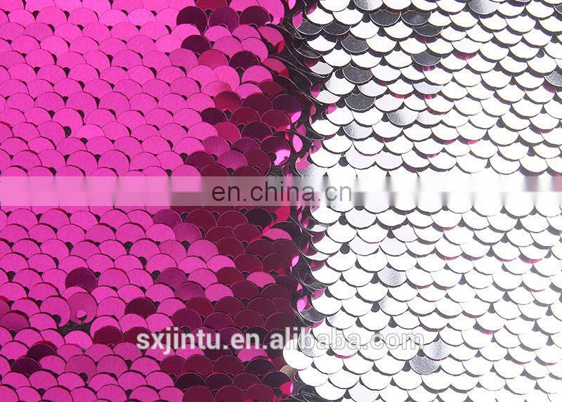 Heart Mermaid Sequin Pillow Case Reversible Valentine Throw Cushion cover