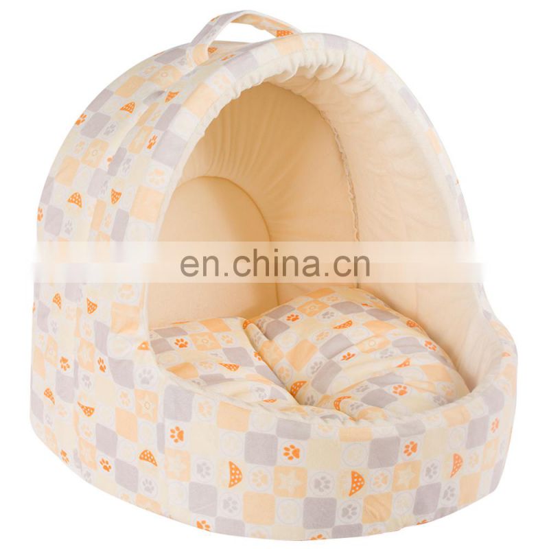 Wholesale Luxury Elegant Modern Outdoor Princess Wicker Felt Felted Wool Bamboo Cave Radiator Soft Furniture Cat Scratcher Bed