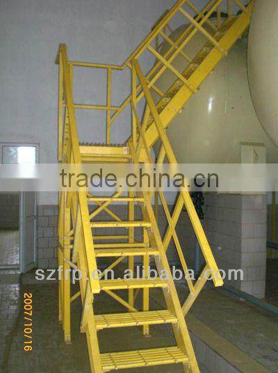High strength FRP/GRP fiberglass step ladder