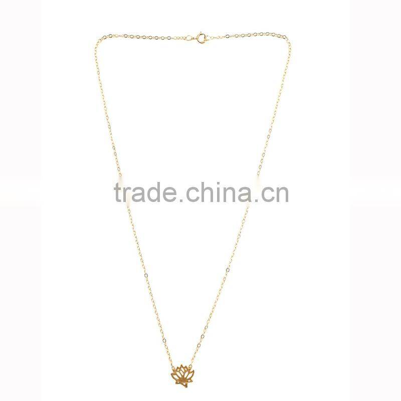 Fashionable new simple design chain necklace, heart charm necklace wholesale