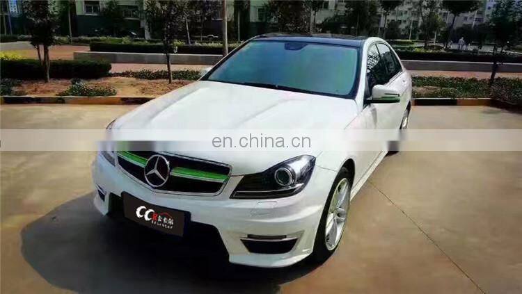 High quality PP material A&MG style body kit for Mercedes Benz old C-CLASS w204 front bumper rear bumper and side skirts