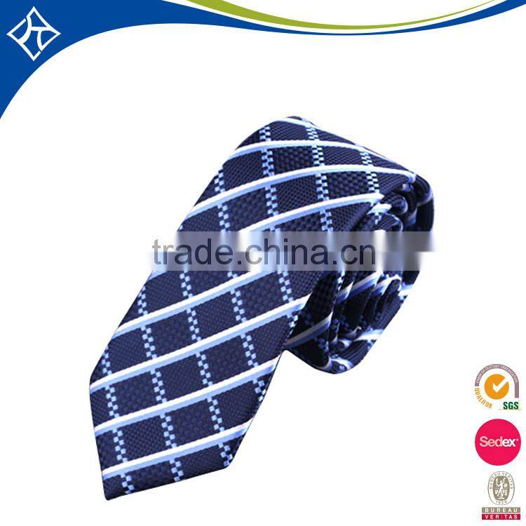 Custom cheap elastic Polyester Men's LOGO Necktie