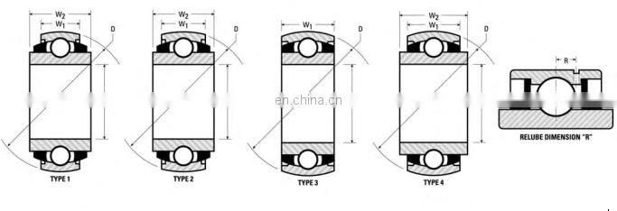 Disc Harrow Bearings Round Bore DS-216-TTR3  DS216TTR3