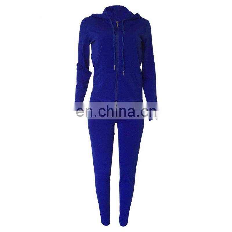 custom brand Women Jogger 2 Piece Pants Set Sweatsuit For Women 2021 Jogging Suit Tracksuit top+pants zipper coat