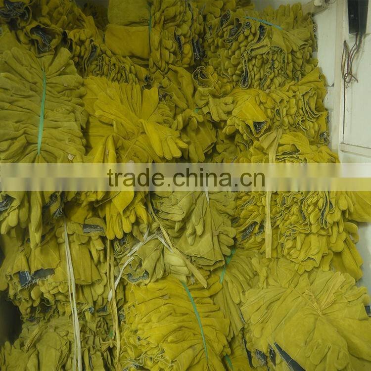 AB grade cow split leather working Gloves, leather safety gloves for machenist