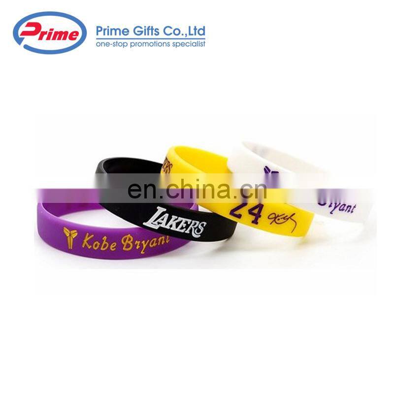 Factory Supply Custom Basketball Silicone Wristband
