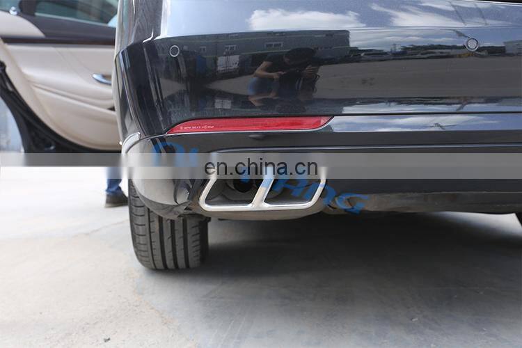 Stainless Steel Exhaust Rear Dual Cover Trim Stickers For Mercedes Benz S Class Coupe R Class