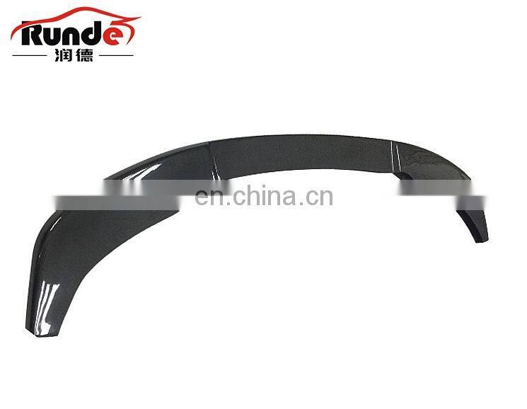 Runde New 3D Style Carbon Fiber Front Bumper Lip Auto Car Front Diffuser For BMW X4F26 2014-2021