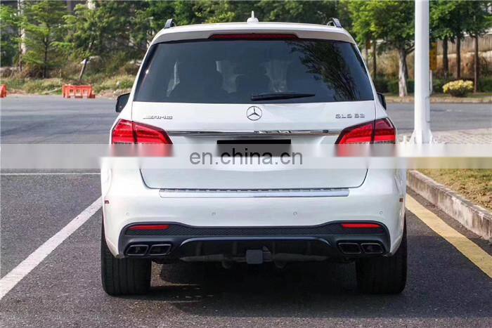Runde Perfect Fitment For Mercedes-Benz GLS 3501/400/500 AMG Upgrade GLS63 Body Kit Front Bumper Assembly Rear Bumper Assembly