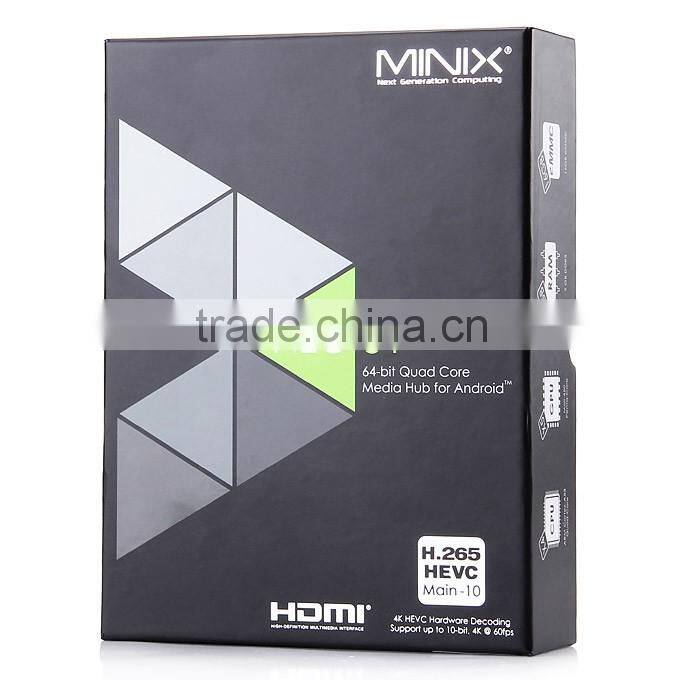 2016 Newest Android 5.1 tv box,bluetooth 4.1 amlogic s905 4k quad core android tv box Minix NEO U1