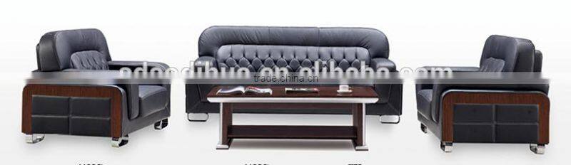 2015# new design wooden leather sofa set AD-860