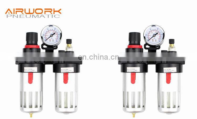 bfc frl combination air treatment unit auto drain airtac filter regulator