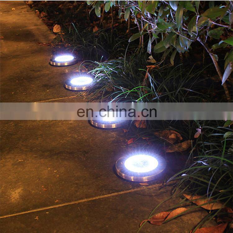 Landscape Led Outdoor Waterproof Ground Lights Solar Garden Path Underground Lamps