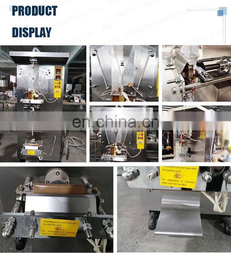 Multi-functional plastic bag beverage sherbet water filling packaging machine