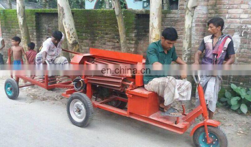 Automatic fiber extracting machine /hemp stalk decorticator