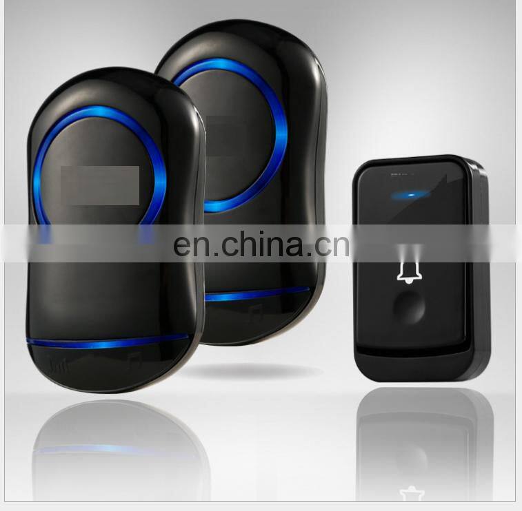 Best wireless doorbell 300m long distance waterproof no battery push button doorbell