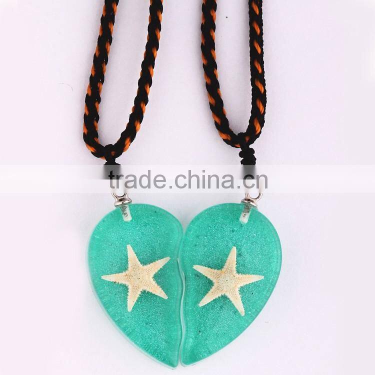 Hot-selling new resin necklace with sharfish necklace