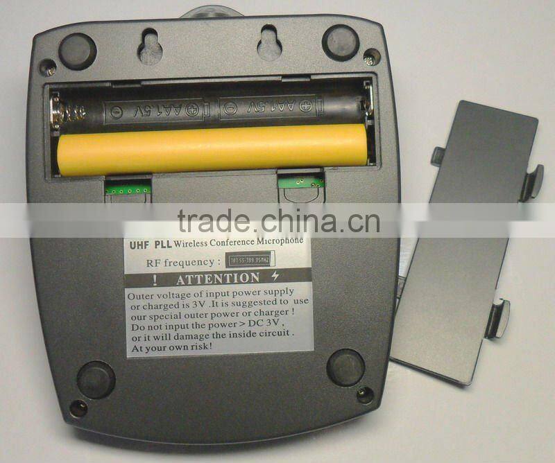 OKMIC UHF/PLL 4 Channel Conference Room Microphone System