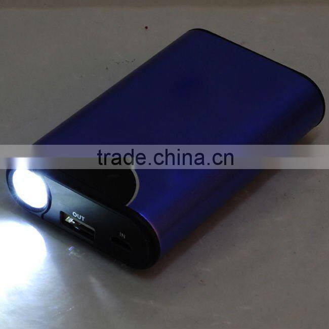 New design power bank external backup battery charger with accent LED light MP015