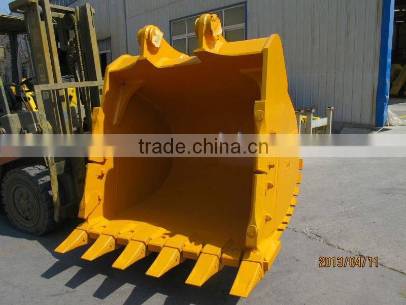 pc1250 excavator bucket, quick attach bucket, bucket thumb