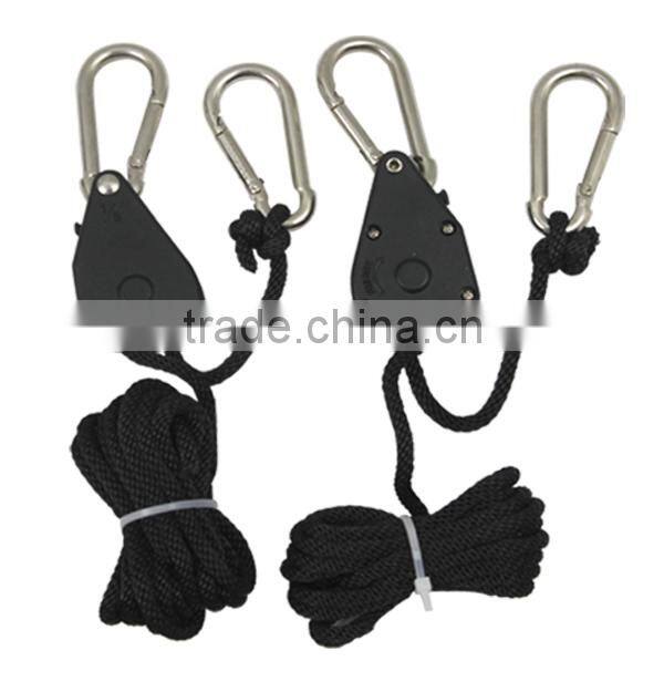 Heavy duty Polypropylene rope 150LBS 1/8" rope hanger rope ratchet