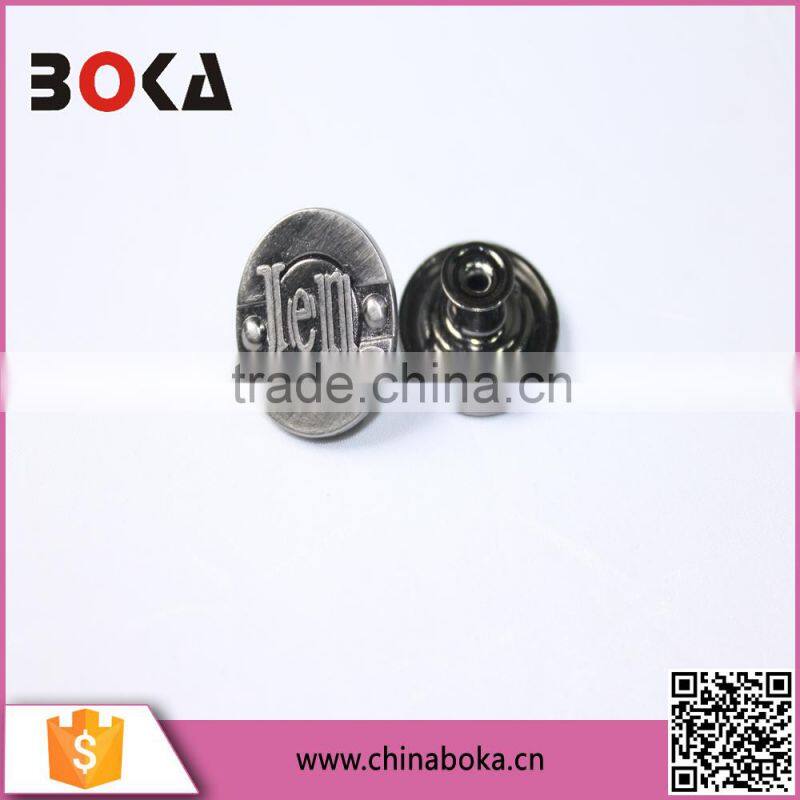 2015 hotsale jean button decorative metal buttons for garments in yiwu factory