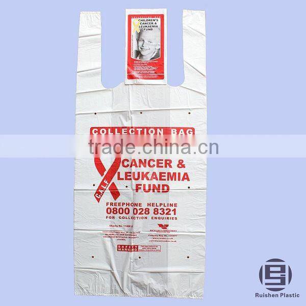 Recyclable Charity Bag For Collecting Clothes